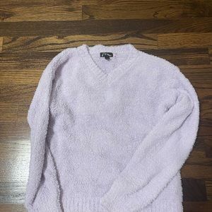 Target girls fuzzy purple sweater